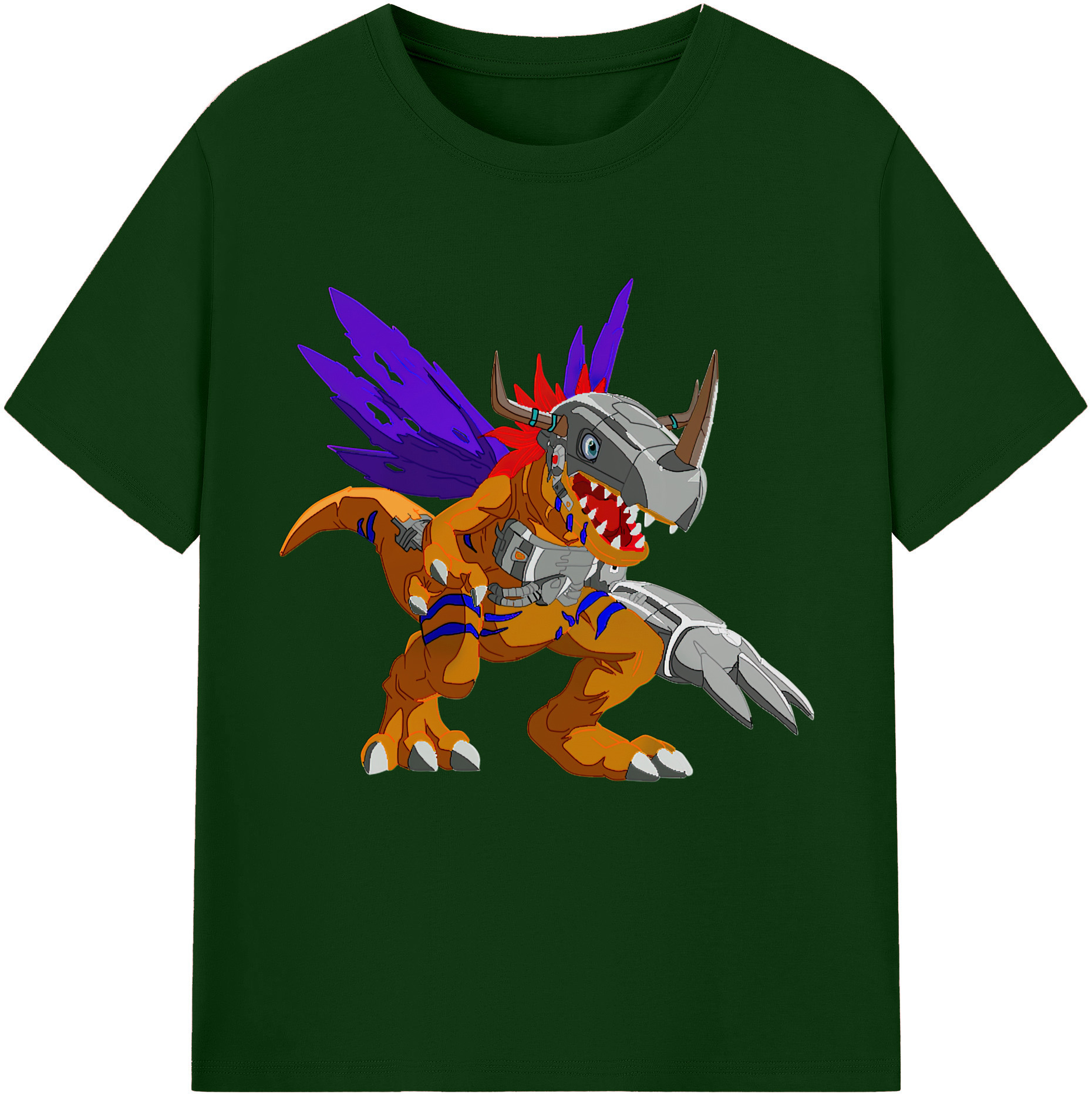 （画像用） Digimon デジタルモンスター/デジモン 綿100％半袖Tシャツ（フロントプリント）